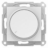 Светорегулятор поворотно-нажимной ATLASDESIGN, 630 Вт, белый | код. ATN000136 | Schneider Electric